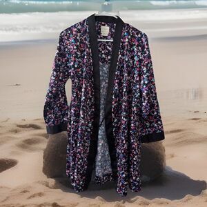 Kate Spade‎ New York Floral Kimono Robe Loungewear - Size Xs/S